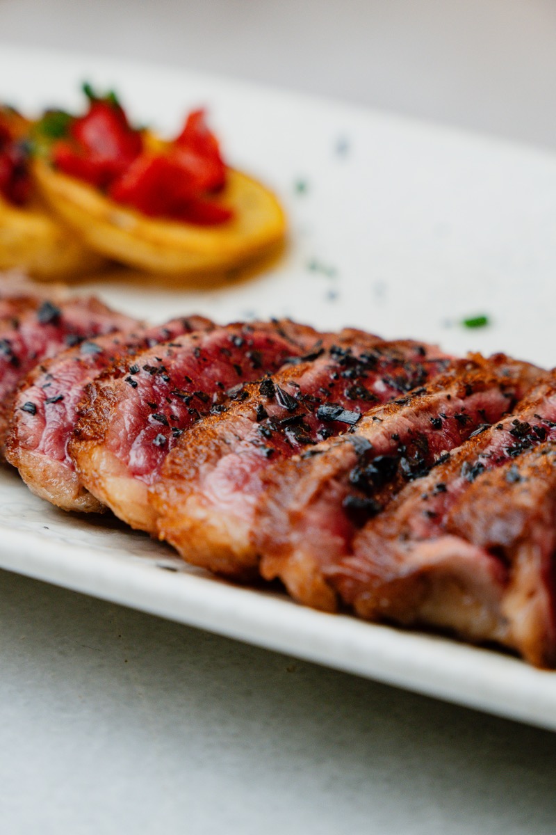 Carne a la parrilla en La Barra del Ibarra