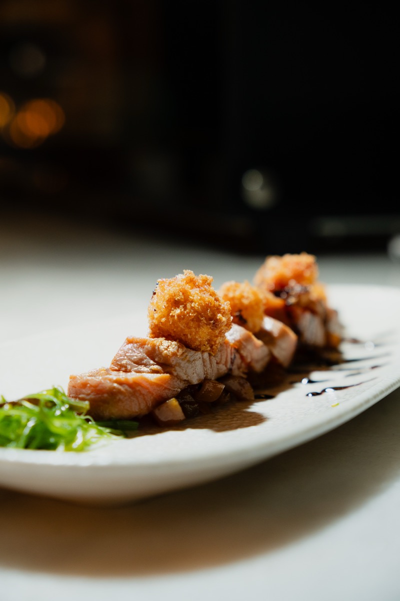 Plato de carne de La Barra del Ibarra